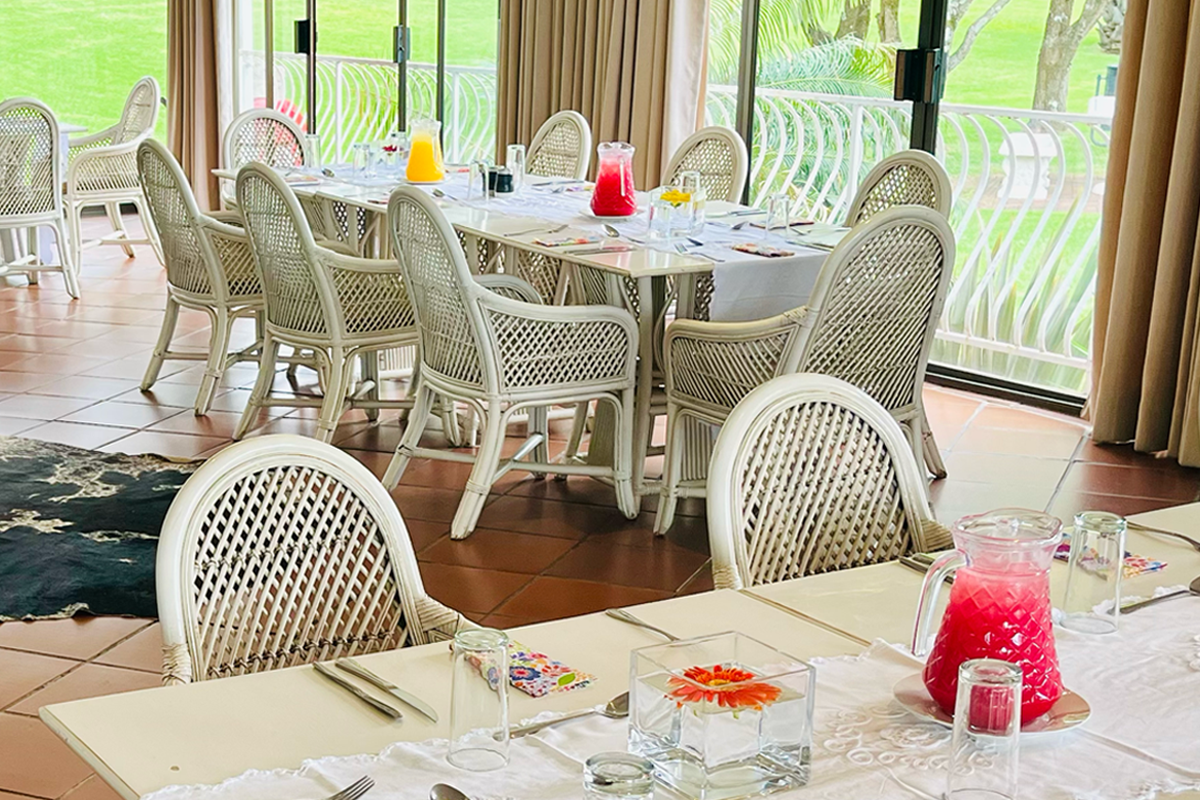 Function tables set in the dining room